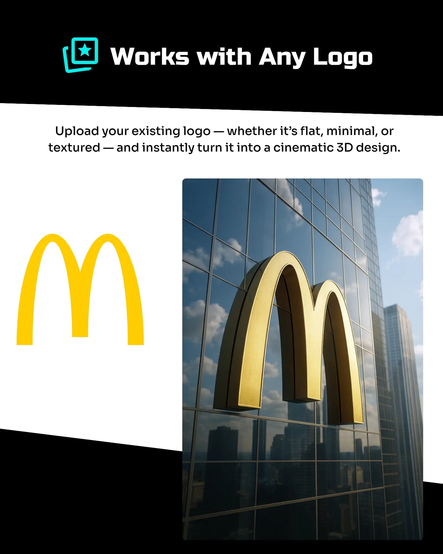 Custom Logo Transform Pack - 10 PROMPTERIO Prompts