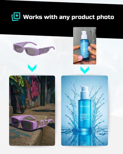 Product Photo Transform Pack – 40 Prompts