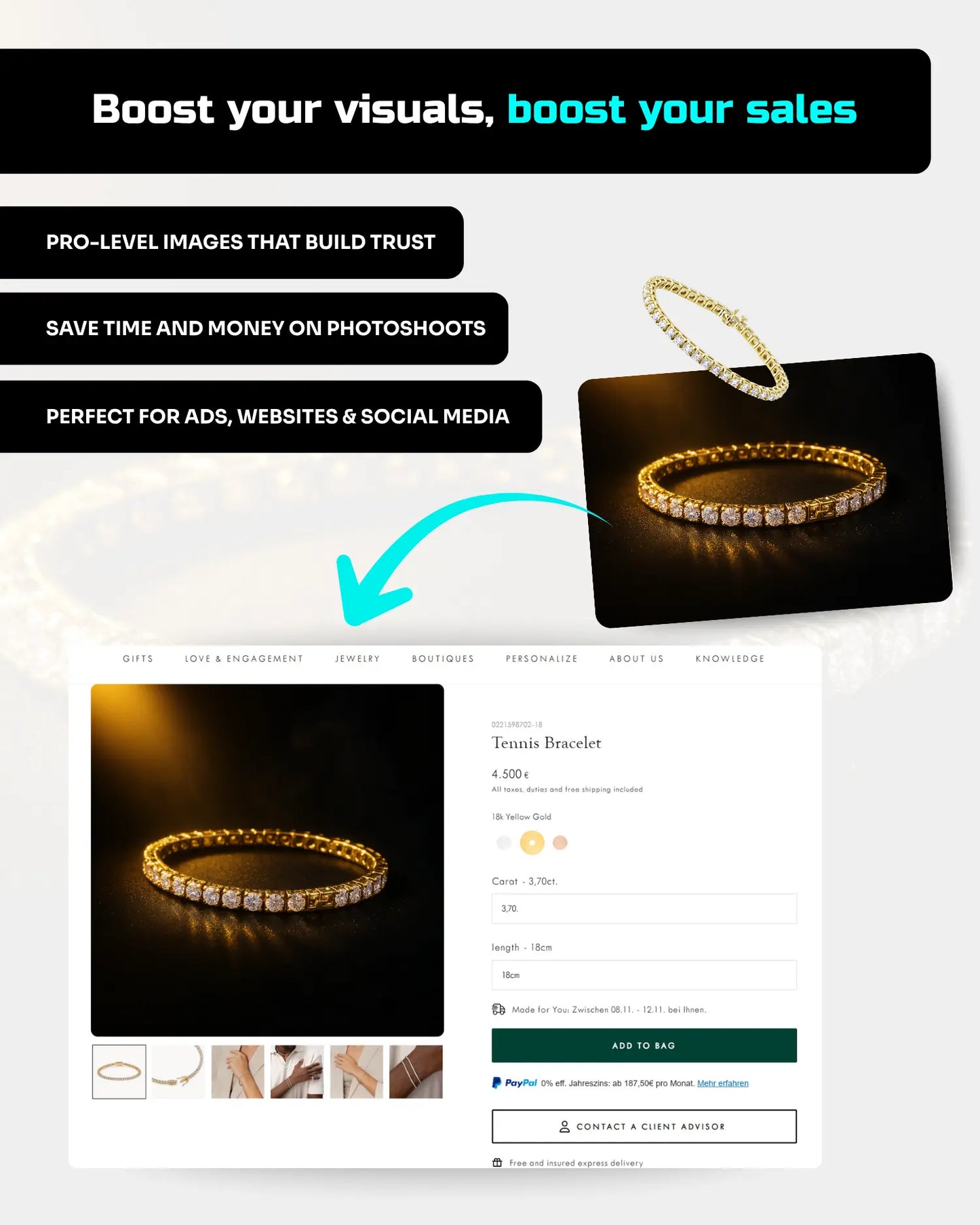 Jewelry Photo Transform Pack - High Quality PROMPTERIO Prompts